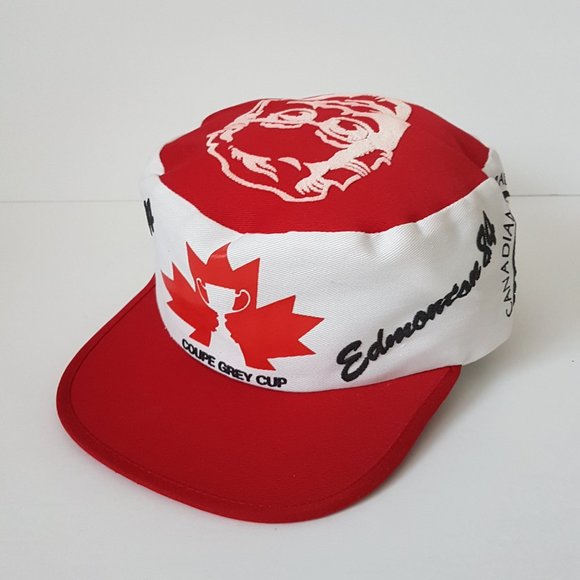 RARE Vintage CFL Grey Cup Edmonton 1984 KFC Adjustable Hat Mens Hat Womens Hat - Picture 11 of 15